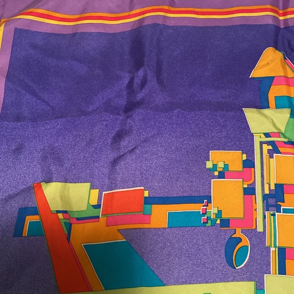 Christian Dior pour aerospatiale Silk Scarf - Rare - Picture 5 of 7